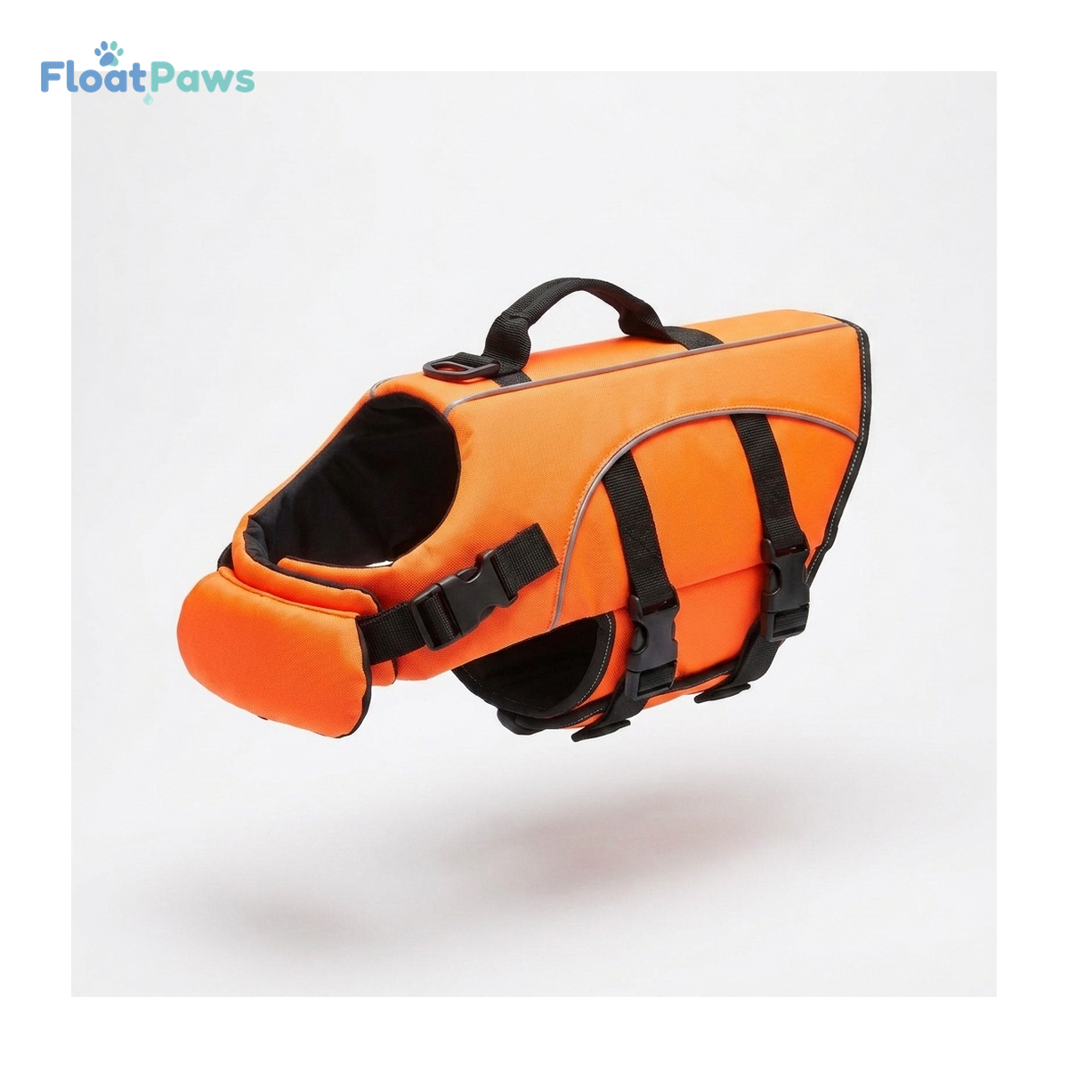 FloatPaws Dog Life Jacket in Hi-Vis Orange